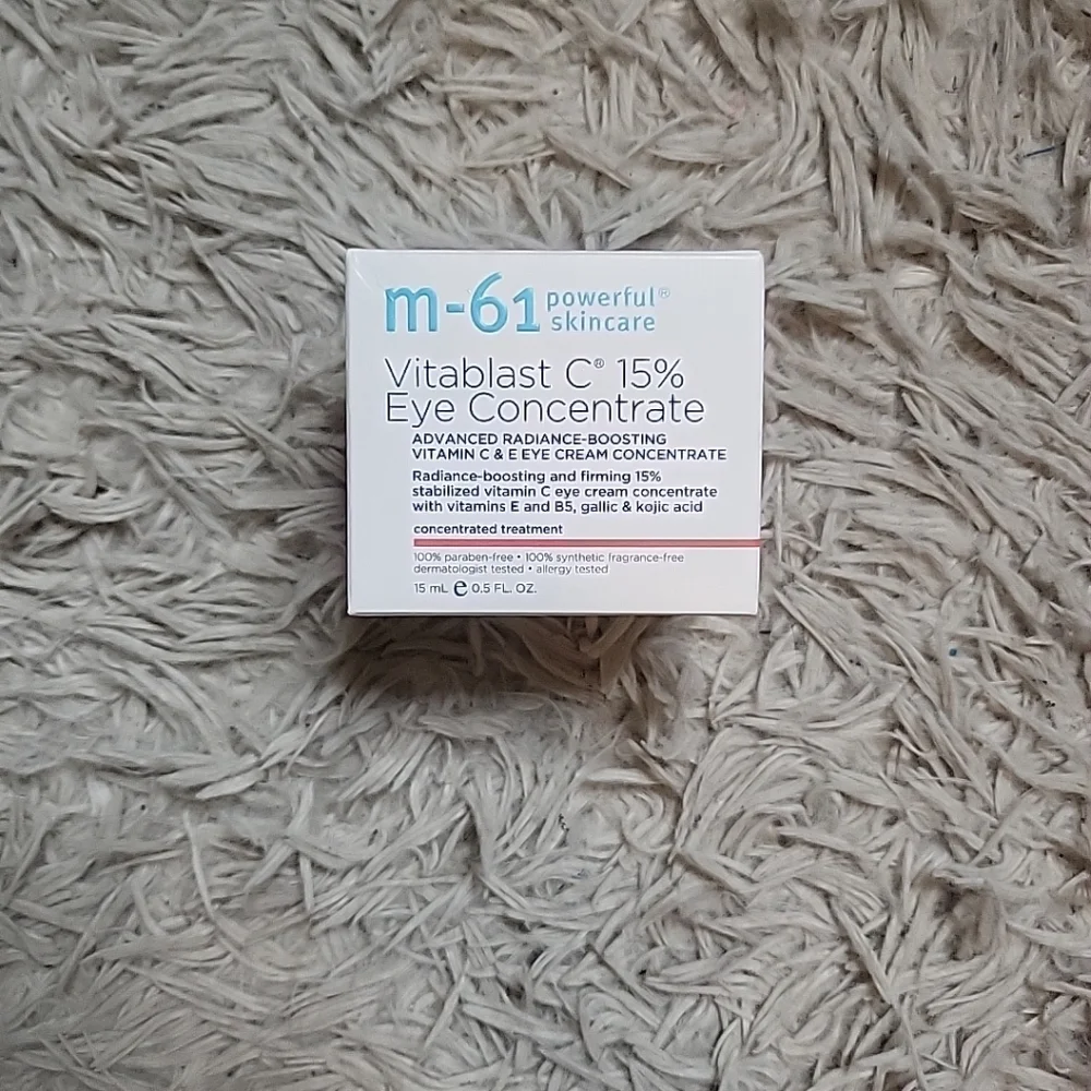 M-61 Powerful Skincare Vitablast C 15% Radiance-Boosting EYE CONCENTRATE 0.5 oz - Picture 7 of 10